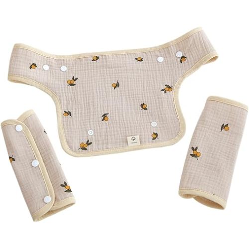 Porte-bébé en coton doux super absorbant pour bébé - Bavoirs pour bébé - Pour baver et manger