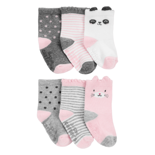 Toddler 6-Pack Critter Socks - Carter's | Carter's