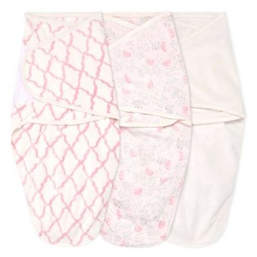 Aden + Anais Easy Swaddle Wrap - Minky Arts Crafts - 3pk