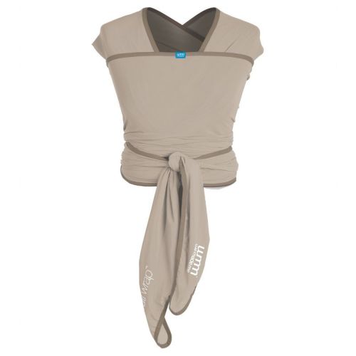 Diono Flow, Baby Wrap Carrier, Newborn To Toddler Breastfeeding Cover, Super Stretchy, Pebble