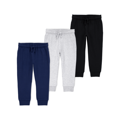Toddler 3-Pack Pull-On Drawstring Joggers | Carter's