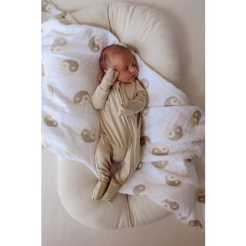 Bamboo Zip Pajamas | Limestone