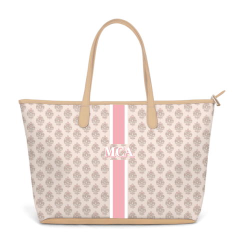 St. Anne Diaper Bag – Printed Monogram – Barrington Gifts