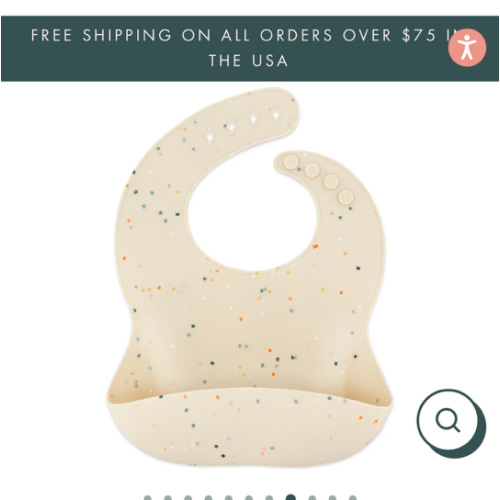 Silicone Bib – Ava + Oliver