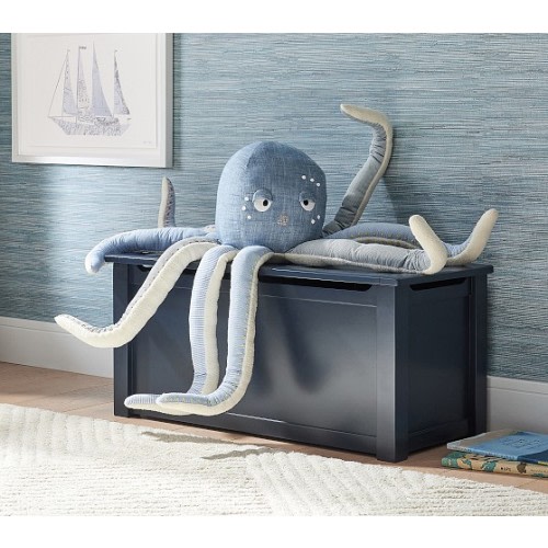 Chambray Octopus Plush | Pottery Barn Kids