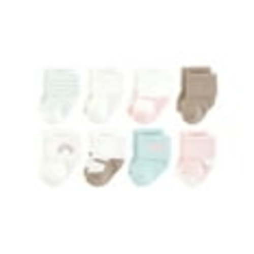 Hudson Baby Terry Socks, 8-Pack, Newborn-12 Months