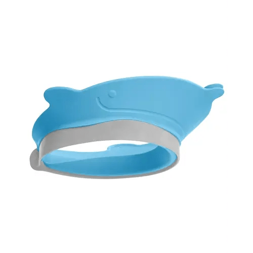 Skip Hop Baby Shower Cap Shield, Moby Bath Visor for Baby and Kids 9m +, Blue