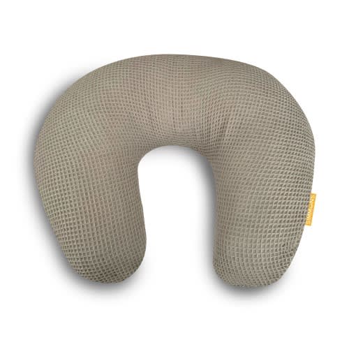 Simmons Waffle Nursing Pillow with Removeable Cover, Taupe