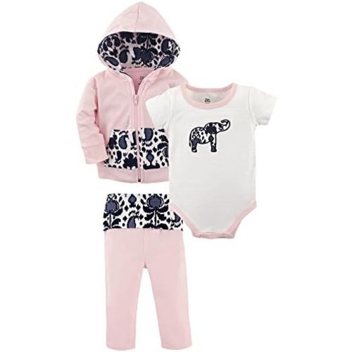 Yoga Sprout Bodysuit, Pants, and Track Jacket Set
