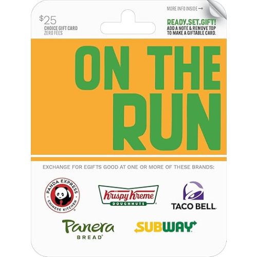 On the Run Gift Card