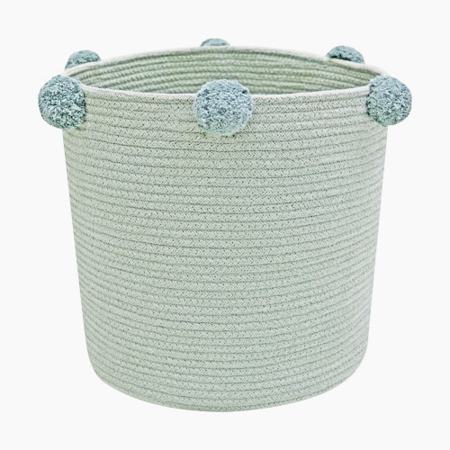 Lorena Canals Cotton Bubbly Basket - Blue Sage