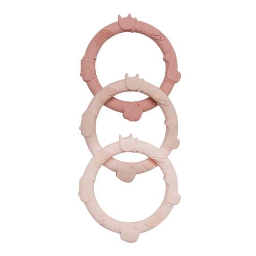 Wild Teether Ring Set - Pink