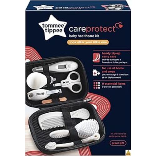 Tommee Tippee Baby Healthcare and Grooming Kit, 9X Essential Newborn Care Items for Home and Travel, Wipe-Clean and Waterproof Travel Case : Amazon.com.au: Baby