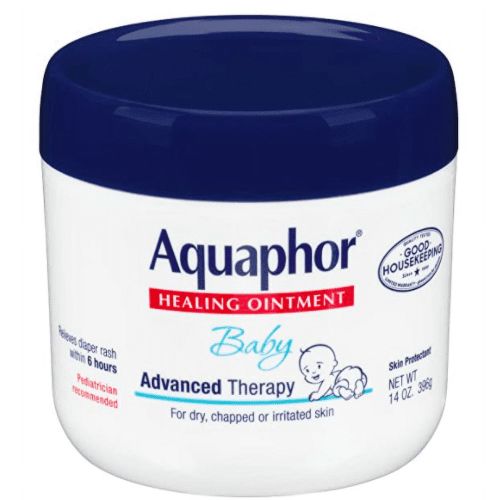 Aquaphor Baby Healing Ointment - Advance Therapy for Diaper Rash, Chapped Cheeks and Minor Scrapes - 14 Oz Jar