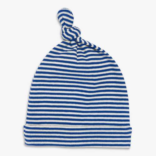 Clearance baby organic hat in mini stripe | Primary.com