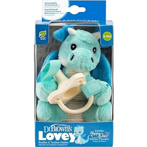Dr. Brown's Baby Lovey Pacifier & Teether Holder