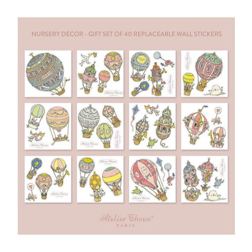 Atelier Choux Paris Baby Nursery 20-Pack Wall Stickers