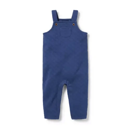 Baby Crown Blue Baby Quilted Overall by Janie and Jack