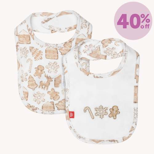 gingerbread lane organic cotton magnetic stay dry infant reversible bi – Magnetic Me