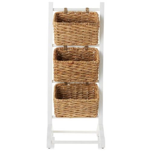 Casafield 3-Tier Floor Stand with Storage Basket Bins & Reviews | Wayfair