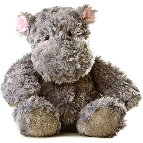 Aurora® Snuggly Tubbie Wubbies™ Hippo Stuffed Animal - Comforting Companion - Imaginative Play - Gray 12 Inches