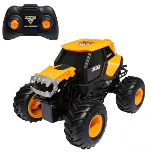 Monster Jam, Remote Control Vehicle, JCB Digatron, Lights, 1:15 Scale