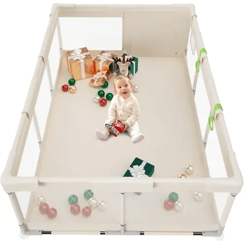 Fodoss Baby Playpen, 71x47inch Large Playpen for Babies and Toddlers, Indoor & Outdoor Play Yard, Baby Fence Play Area