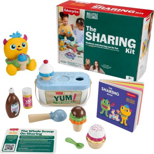 Fisher-Price Big Little Feelings Sharing Kit: Set of Toys & Tips for Toddlers & Kids