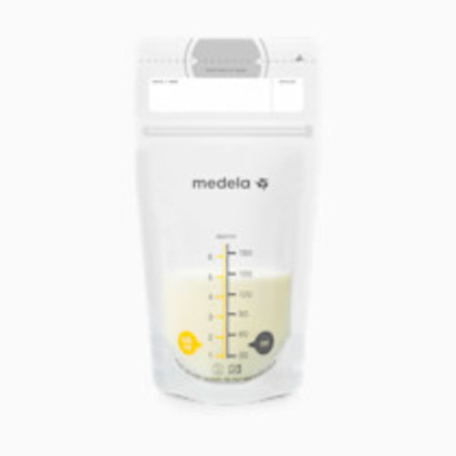 Medela Breastmilk Storage Bags, 50 Count, Ready to Use Breast Milk Storing Bags for Breastfeeding, Self Standing Bag, Space Saving Flat Profile
