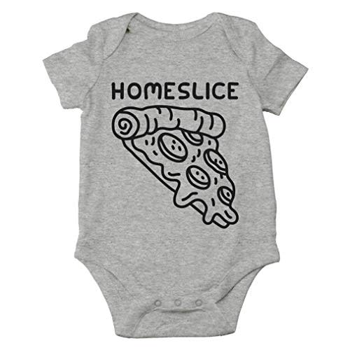 AW Fashions Homeslice Baby Bodysuit Funny Newborn Boy Outfits Cute Comfy Adorable Girl Romper Clothes