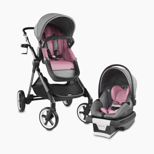 Evenflo Gold Pivot Xpand Travel System - Opal Pink