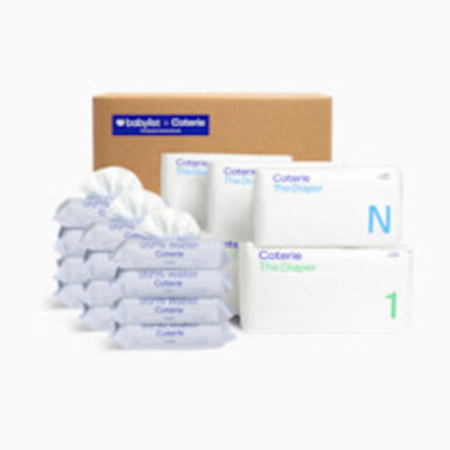 Coterie Newborn Diaper & Wipes Starter Bundle - 4 Pack Wipes