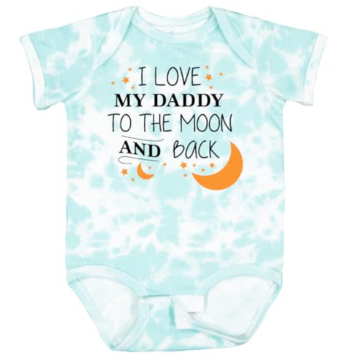 inktastic I Love My Daddy To the Moon and Back Baby Bodysuit