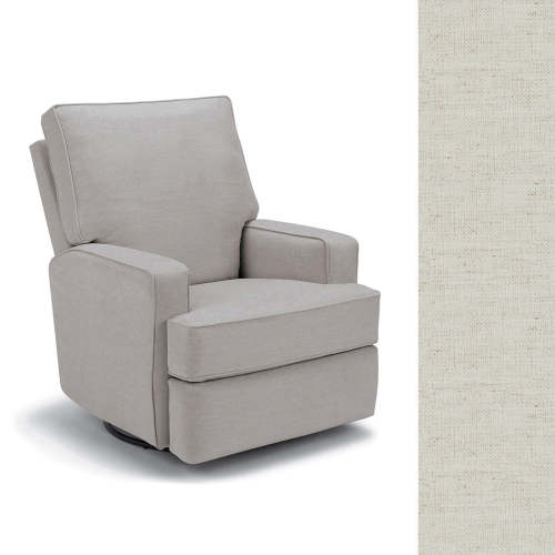 Storytime by Best Chairs Kersey Swivel Recliner - Snow 28567