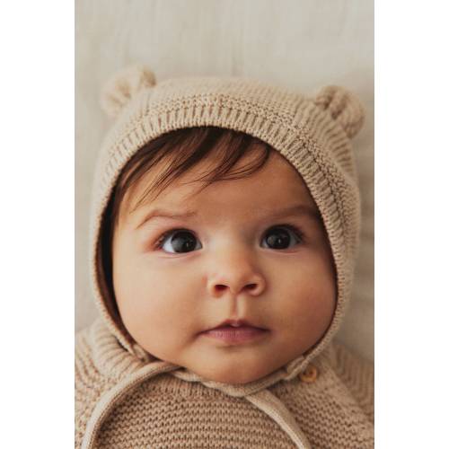 Knit Cotton Bonnet