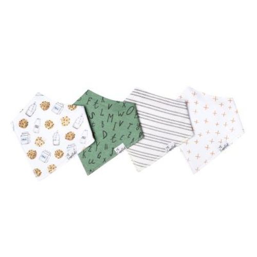 Copper Pearl Bandana Bib Set - Chip - 4pc