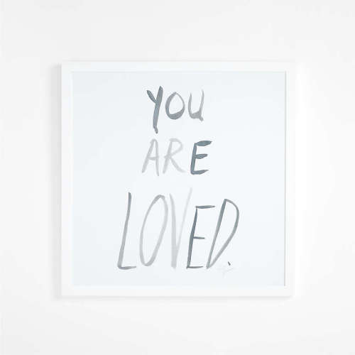 You Are Loved Framed Wall Art by Leanne Ford Print