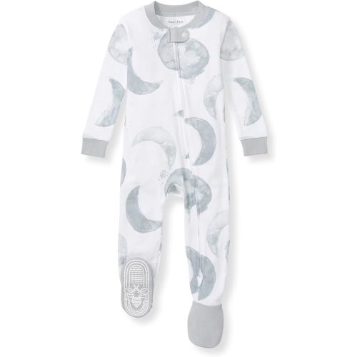 Burt's Bees Baby Sleeper Pjs, 100% Organic Cotton, One-piece Footie, Zip Up Jumpsuit, Snug Fit Pajamas