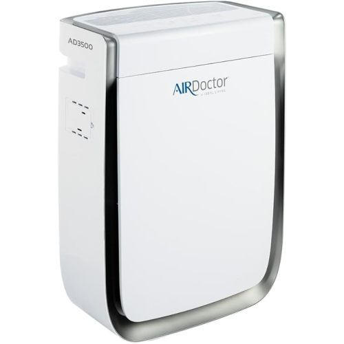 AIRDOCTOR AD3500 Air Purifier for Home and Large Rooms Up to 1260 sq. ft. 2x/hour | UltraHEPA, Carbon, VOC Filters and Air Quality Sensor. Captures Particles 100x Smaller Than HEPA