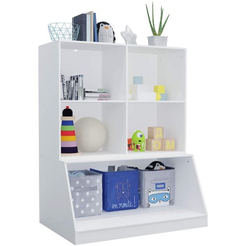 Kids Toy Storage Cabinet Bookshelf Playroom Organizer Display Children Cubby Shelf