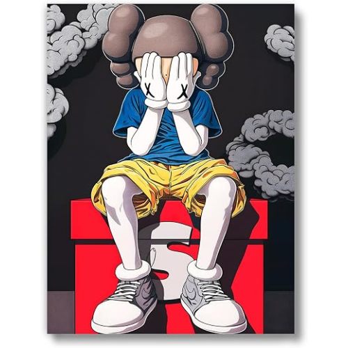 Streetwear Fashion Room Decor (UNFRAMED 12 x 16) Michael Jordan Shoes Sneaker Poster Sneakerhead Posters Air Jordans Teen Boy Room Girl Room Wall Art Prints Bedroom, Dorm, Desk - Anime K
