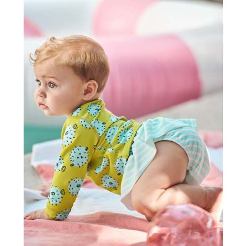 Baby Rashguard & Skirted Bikini Bottom Set | 12-18M