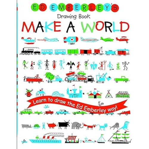 Ed Emberley's Drawing Book: Make a World (Ed Emberley Drawing Books)