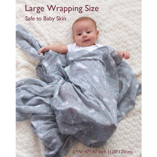 Momcozy Softness Upgrade Muslin Swaddle Blankets