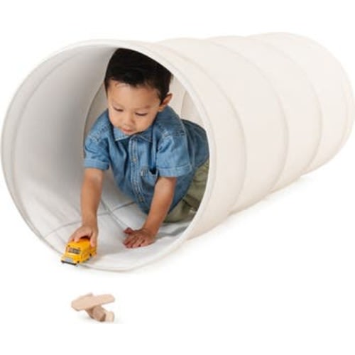Expandable Faux Leather Tunnel