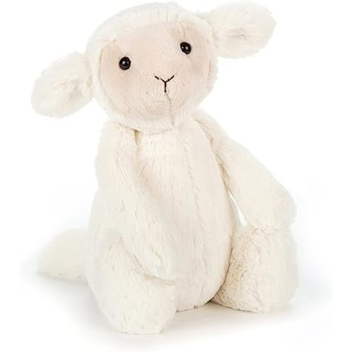 Jellycat Bashful Lamb Stuffed Animal, Small, 7 inches