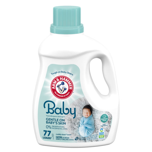 Arm & Hammer Liquid Laundry Detergent for Baby, 77 Loads, 100.5 fl oz