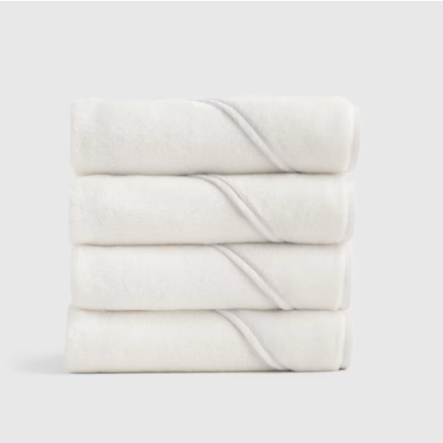 Organic Turkish Cotton Baby Hooded Towel Set 4-Pack