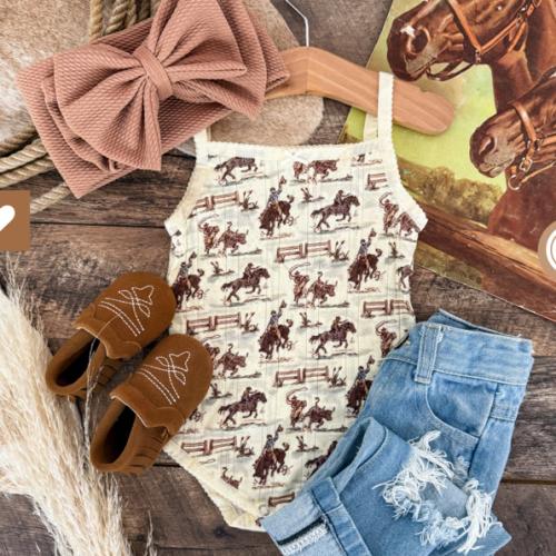 Ole' West Cowboy's Pointelle Onesie/Tank (Baby/Toddler) – theFRINGEDpineapple