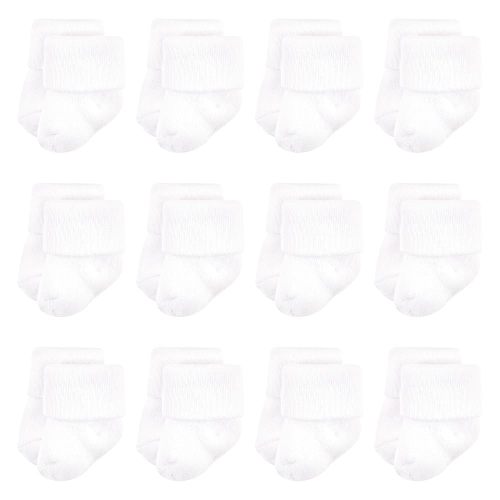 Luvable Friends Baby Newborn and Baby Terry Socks